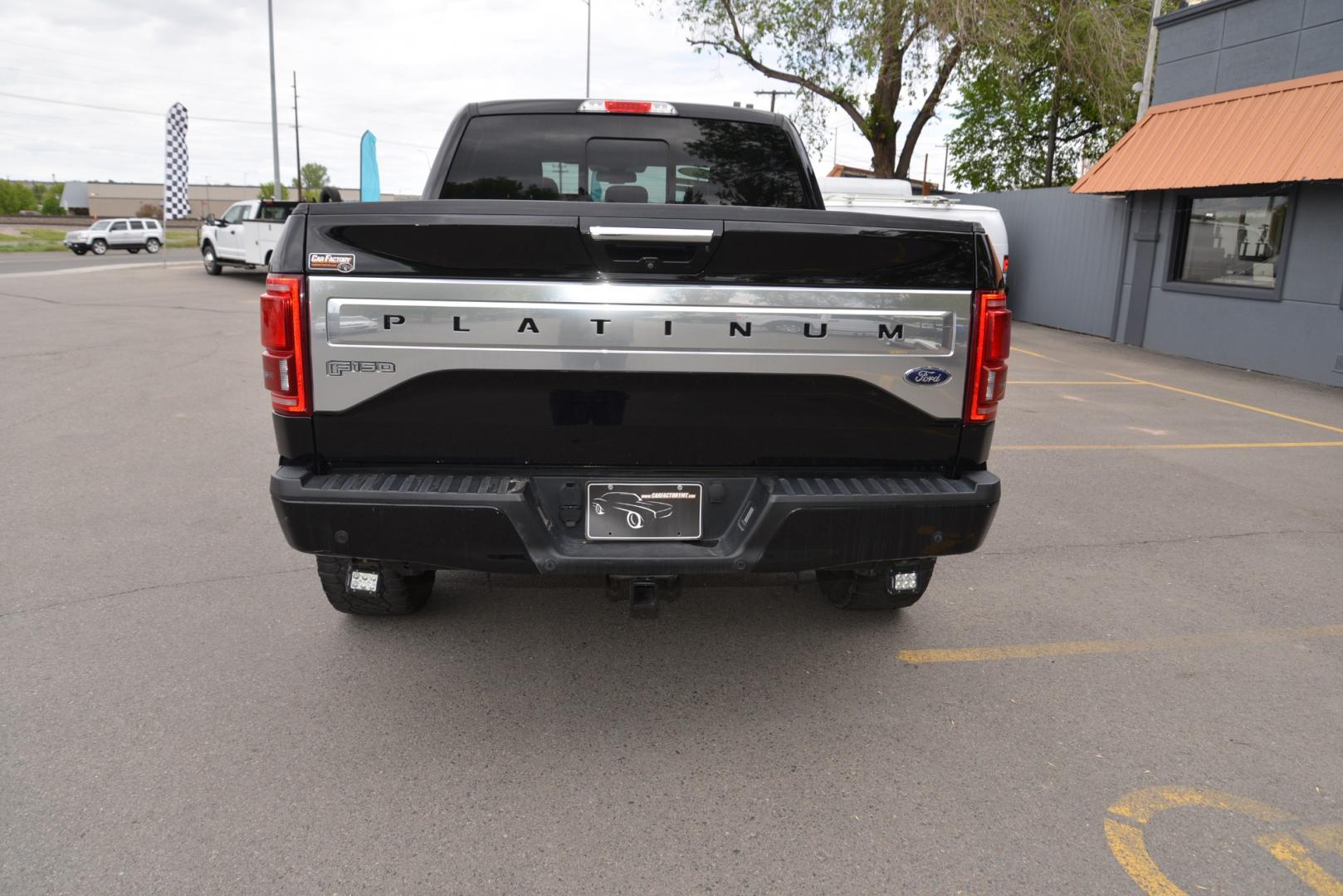 2016 Black /Brown leather Ford F-150 Platinum SuperCrew 5.5-ft. Bed 4WD (1FTEW1EG3GF) with an 3.5L V6 TURBO engine, 6A transmission, located at 4562 State Avenue, Billings, MT, 59101, (406) 896-9833, 45.769516, -108.526772 - Photo#7